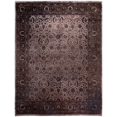 Overdyed One-of-a-Kind Hand-Knotted Area Rug - Beige - 9' 3" x 12' 2"