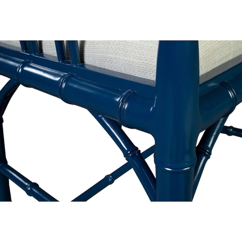 Riley Mahogany Dining Chair, Blue