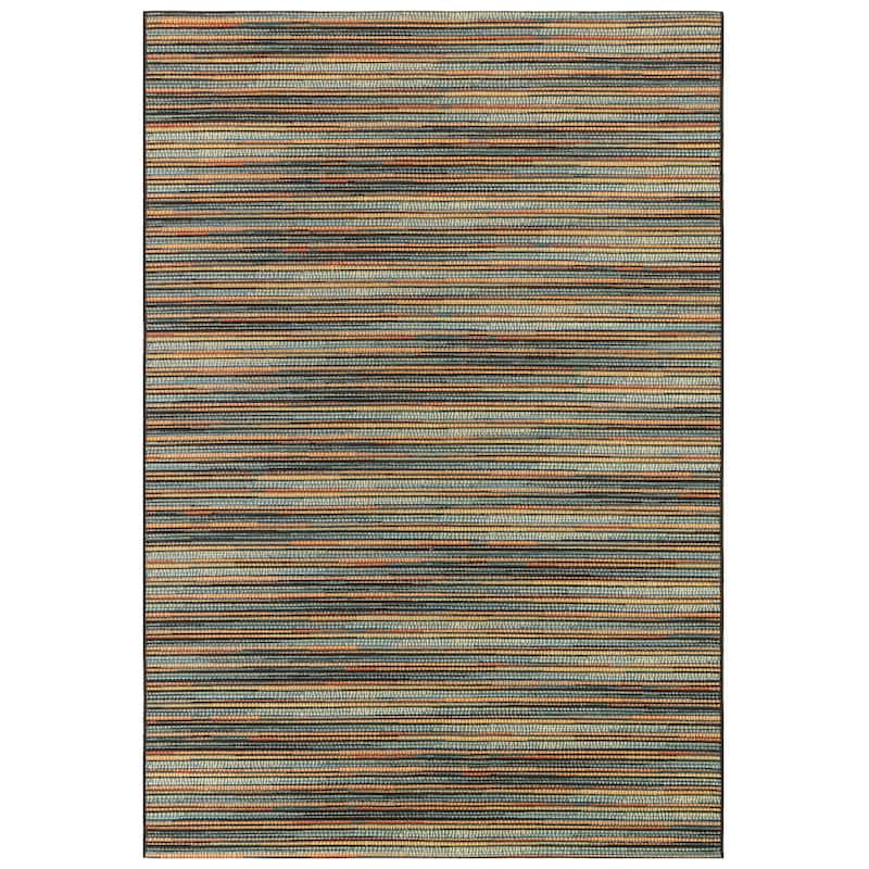 Liora Manne Marina Stripes Indoor/ Outdoor Area Rug