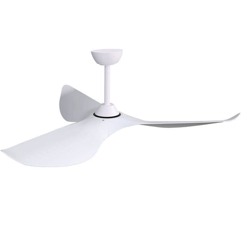38''/52" Modern Ceiling Fan without Light, Remote Control and Reversible DC Motor Included