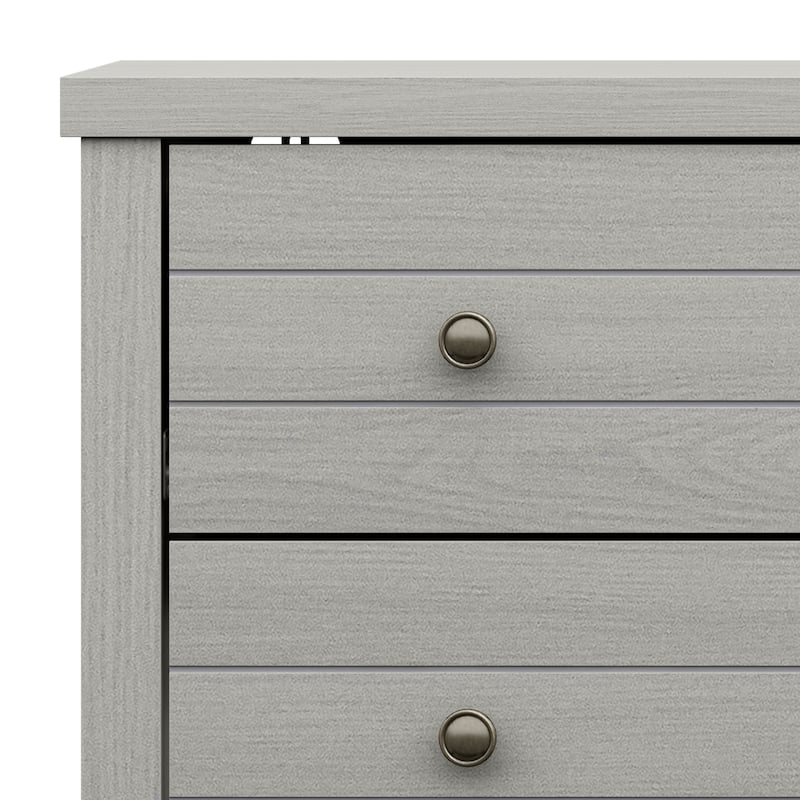 Living Essentials by Hillsdale Harmony Plank Front 4-drawer Chest