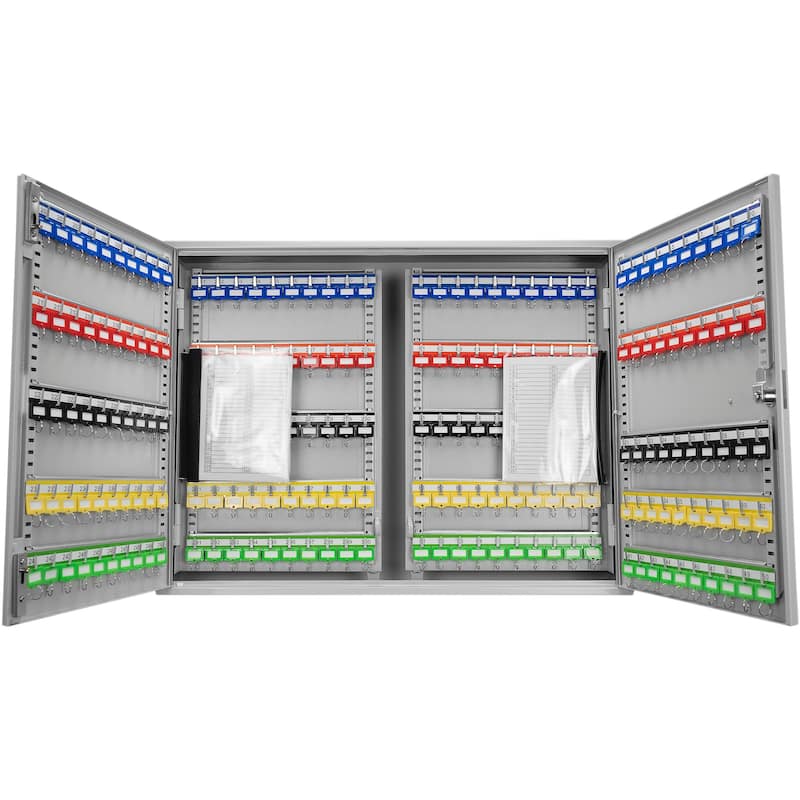 400-Adjustable Key Lock Box With Digital Lock Grey