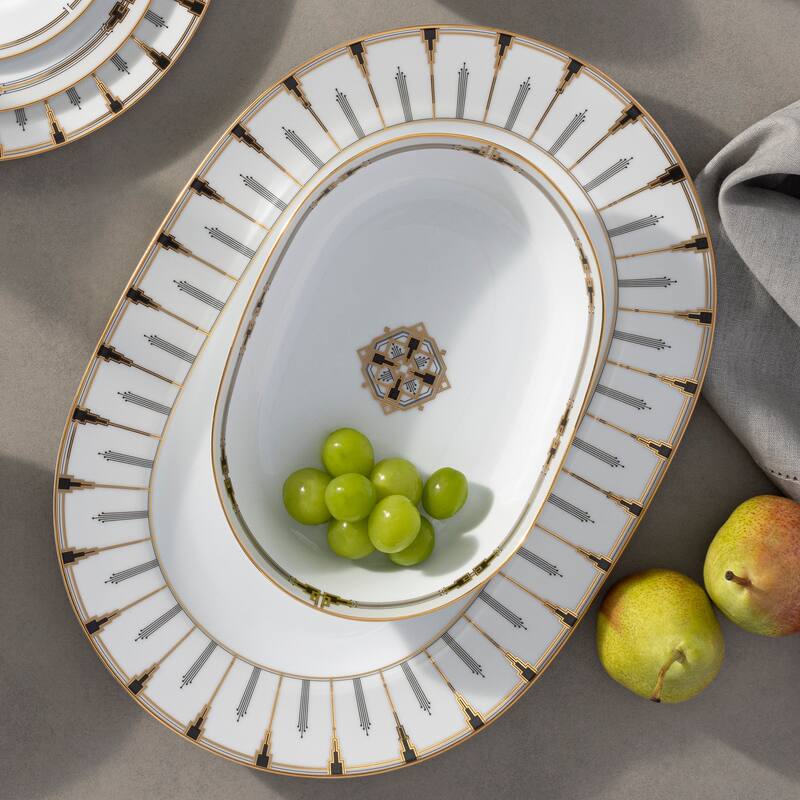Empire Gold Oval Platter, 16"