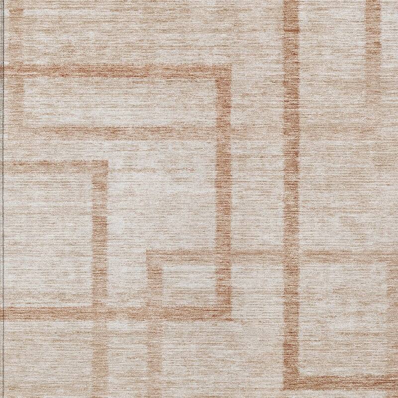 HomeRoots Geometric Transitional Rectangle Outdoor Rug