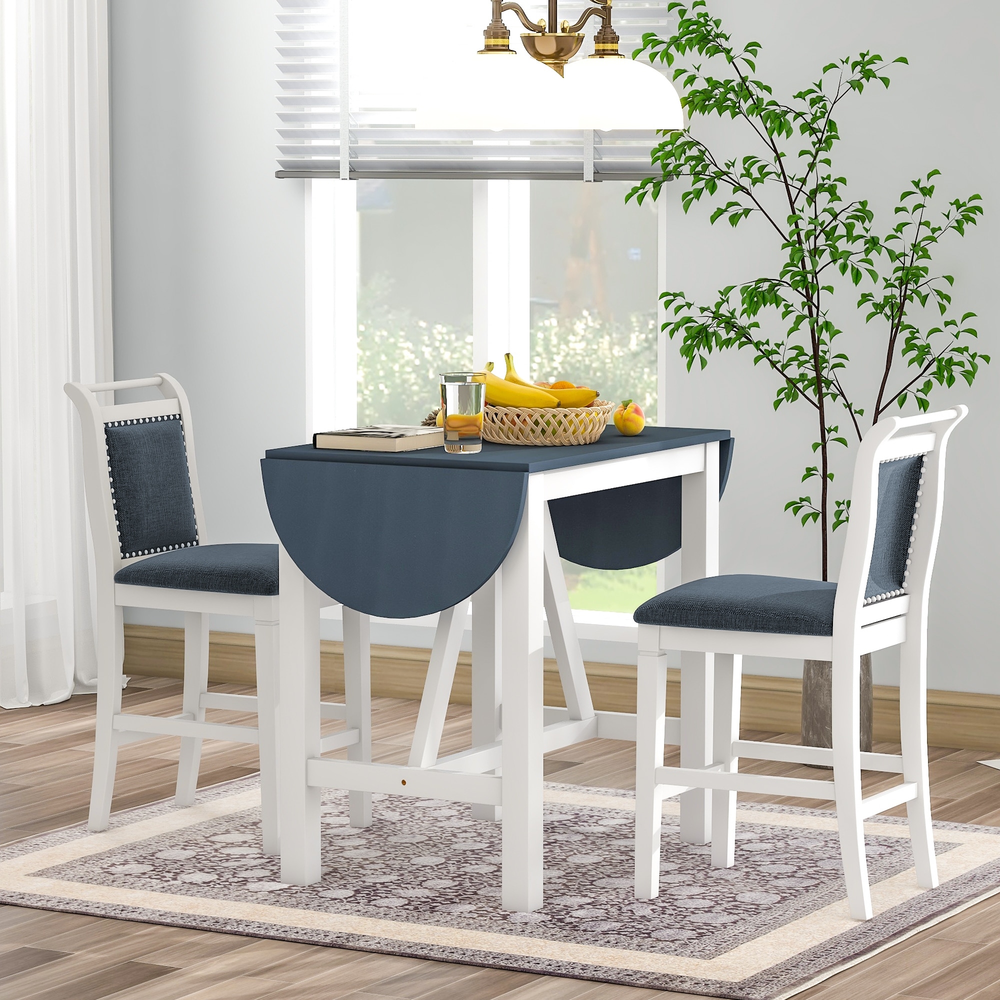 Overstock 3 piece dining outlet set