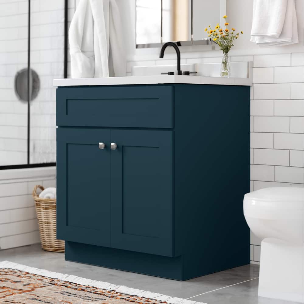 Brookings 30 Inch Fully Assembled Bathroom Vanity