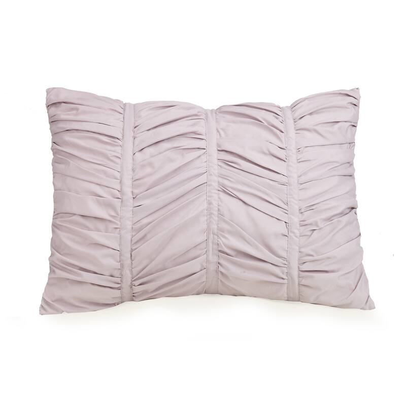 Modern Heirloom Emily Texture Comforter Set, Purple