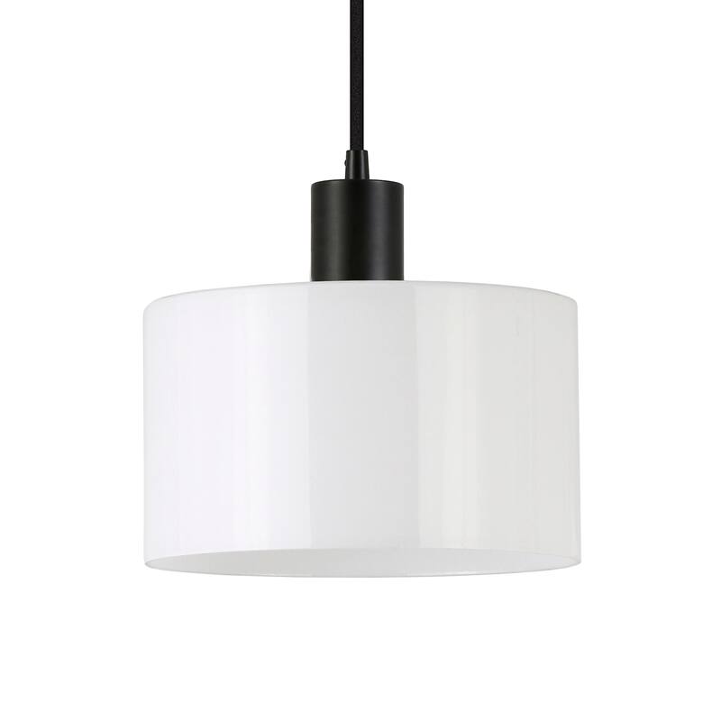 Henri Hand-Blown Metal/Glass Pendant