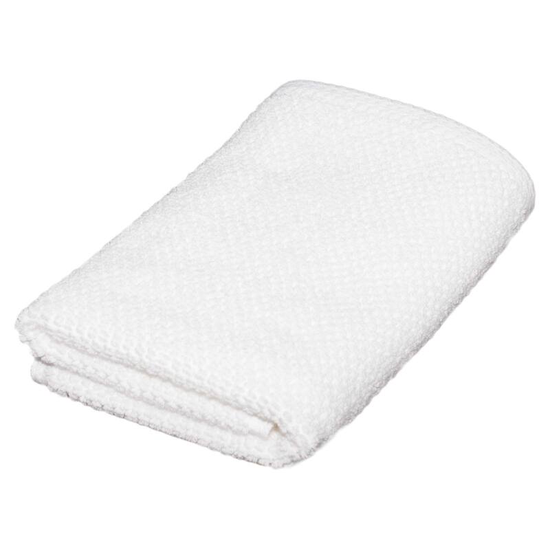 Linery & Co. Luxury Cotton Textured Bath Towel - Hand Towel - Optic White