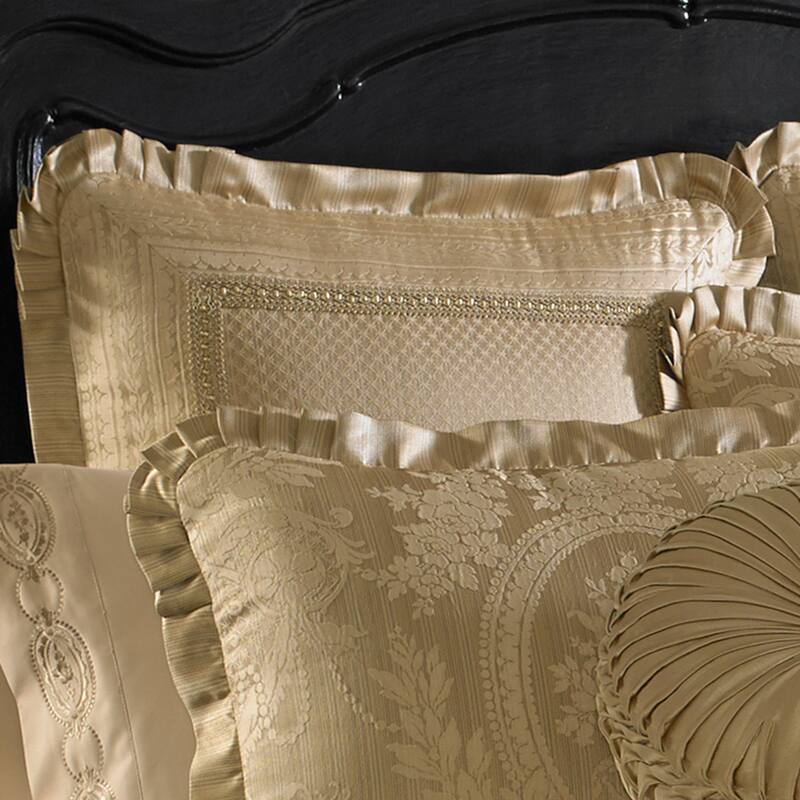 J. Queen New York Napoleon Euro Sham - Gold - Euro Square