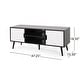 preview thumbnail 3 of 20, Peermont Mid-Century Modern TV Stand with 2 Doors and 2 Shelves by Christopher Knight Home - 47.25" W x 15.50" D x 18.50" H