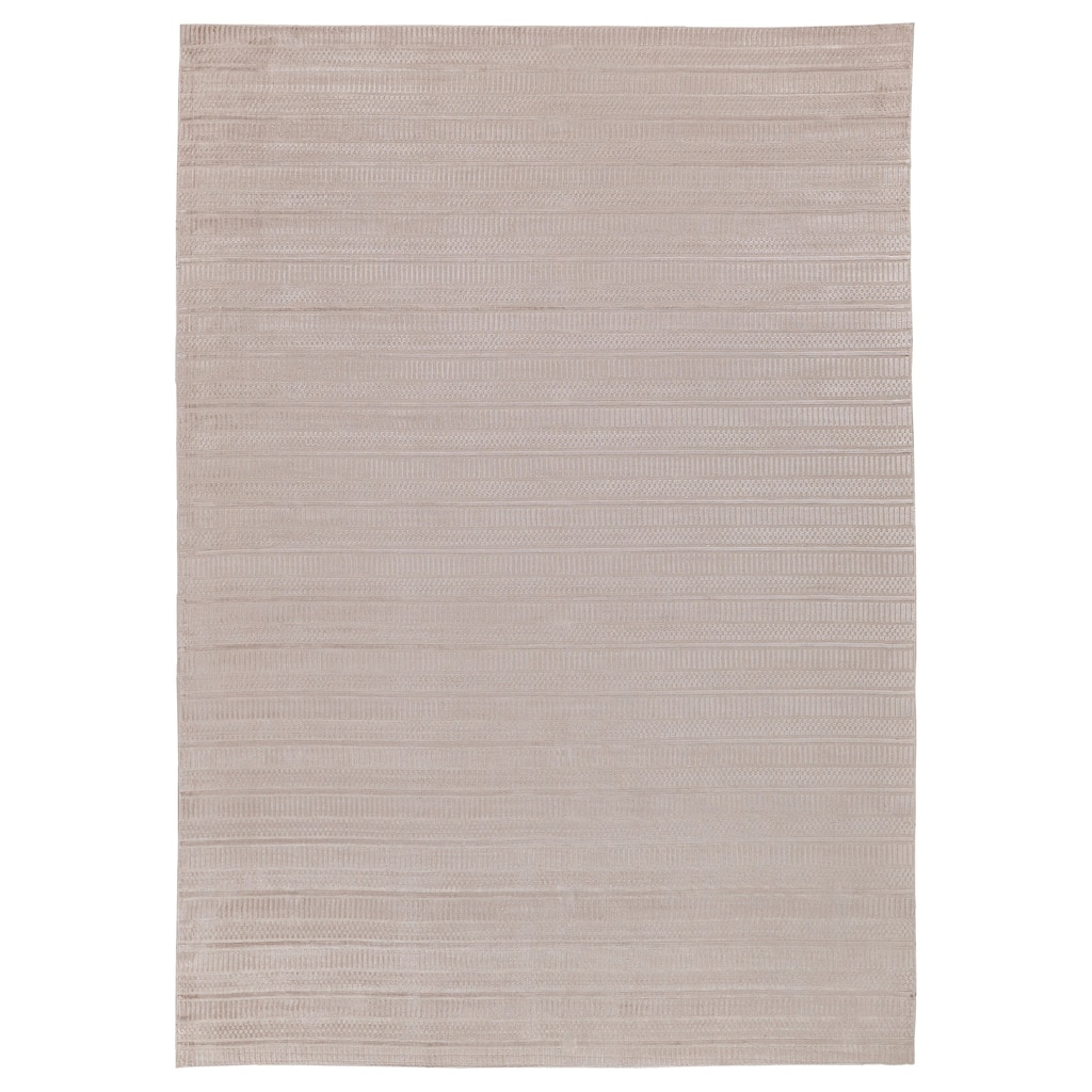 EXQUISITE RUGS ONE-OF-A-KIND Addison Collection Hand Loomed Light Beige Rug - 10'x14'