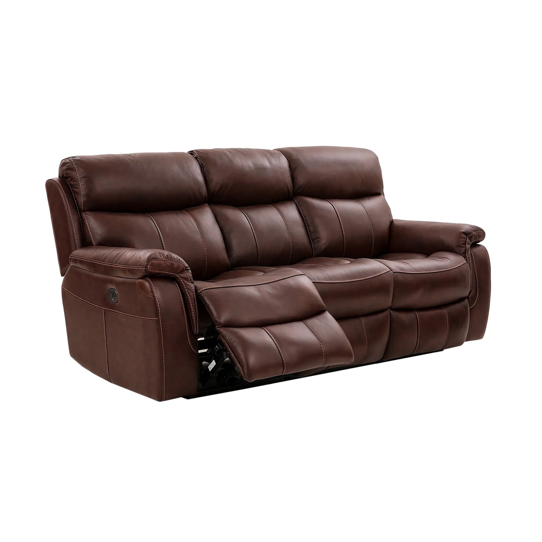 Broyhill wellsley shop leather power sofa