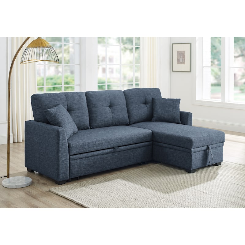 Modular Storage Sleeper Sofa - 54" D x 83" W x 35" H