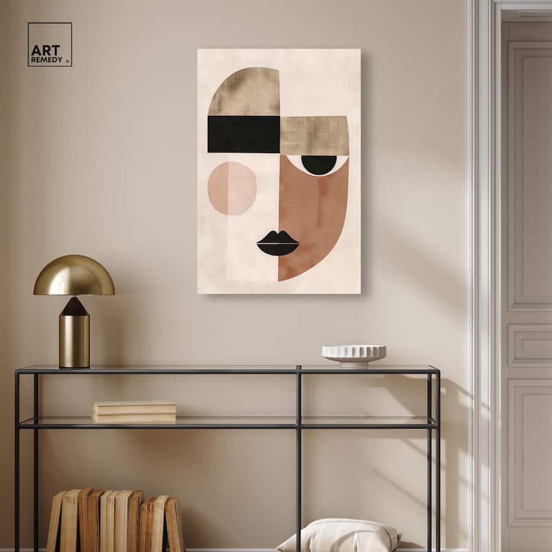 Face Moderne I Canvas by Art Remedy, Gallery Wrapped