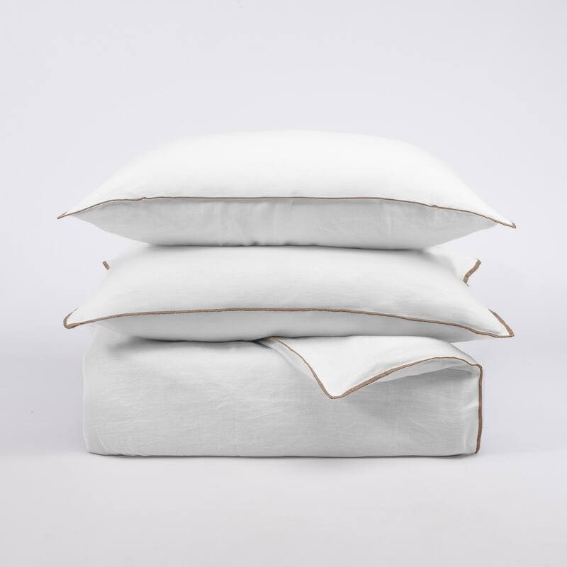 Tyne, Linen, Embroidered Sham