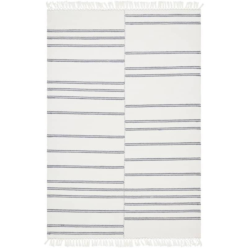 Sanford Country Area Rug - 8' 10" x 12' - Gray/Cream