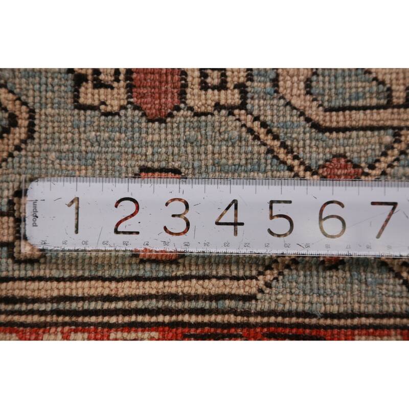 Vegetable Dye Heriz Serapi Oriental Large Rug Handmade Wool Carpet - 10'2"x 14'1"