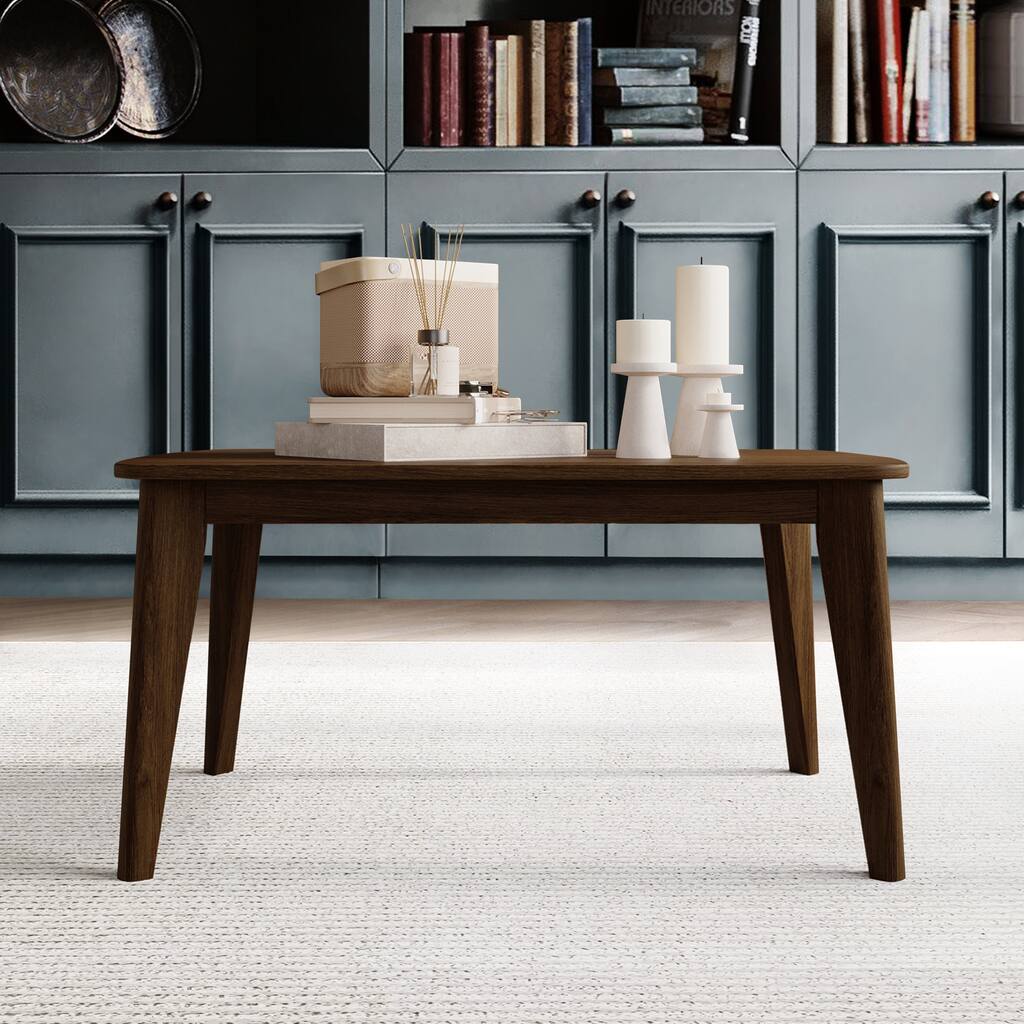 CraftPorch Wenge Wood Mid-Century Coffee Table