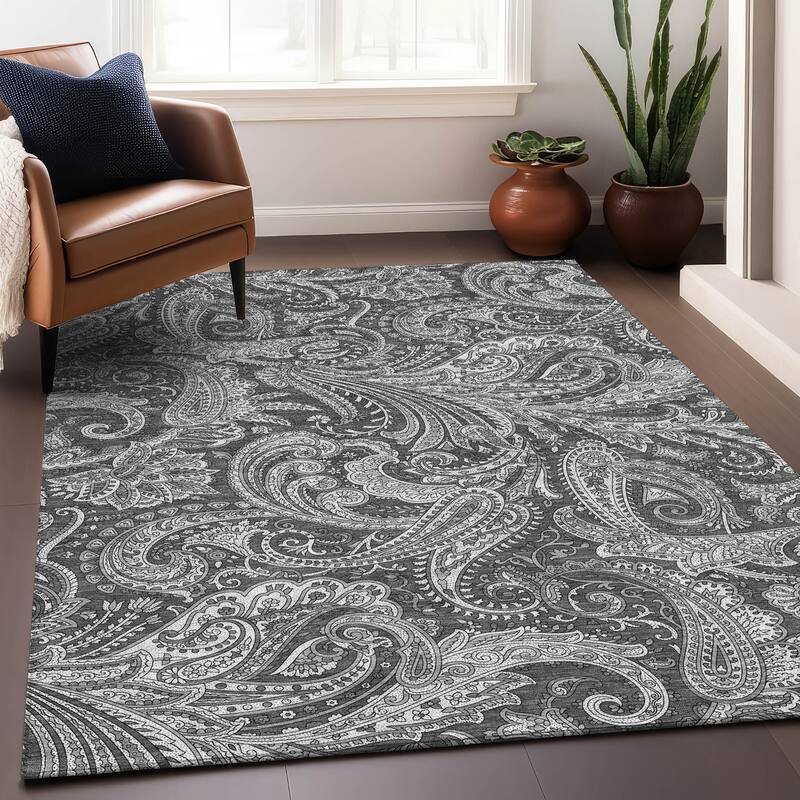 Premium Washable Super Soft Traditional Paisley Mayfield Rug