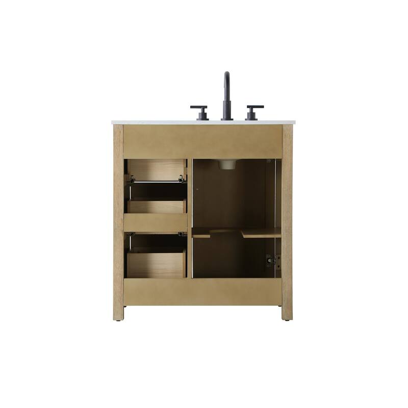 Elegant Lighting VF29532 Alina 32" Free Standing Single Basin Vanity