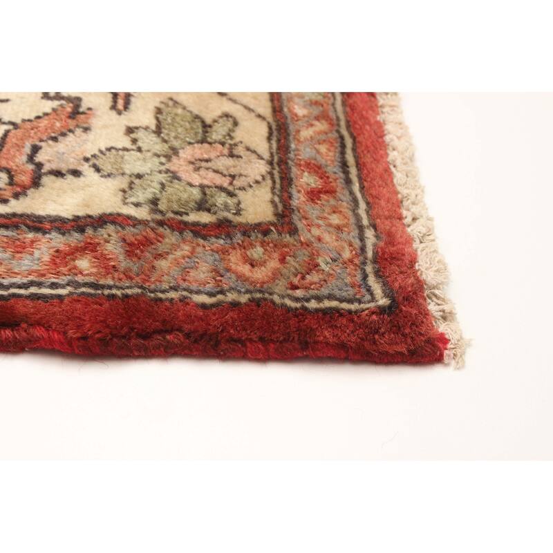 ECARPETGALLERY Hand-knotted Andelz Red Wool Rug - 2' 11" x 9' 9"