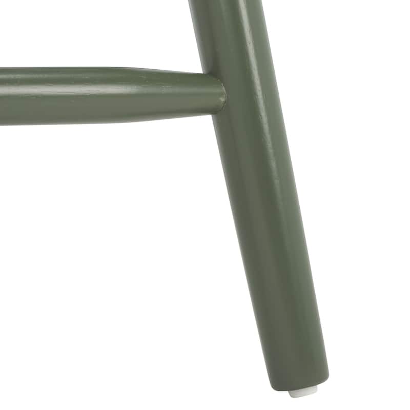 SAFAVIEH Arra 24-inch Spindle Farmhouse Counter Stool (Set of 2) - 19.9" x 20.1" x 43.1" - 20"W x 20"D x 38"H