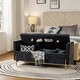 preview thumbnail 24 of 43, Angelus Modern 56''W Upholstered Flip Top Storage Bench withTwo Pillows and Arms by HULALA HOME
