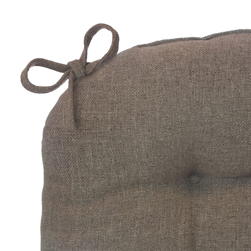Klear Vu Outdoor U-Shaped Performance Fabric Seat Cushions Set of 2