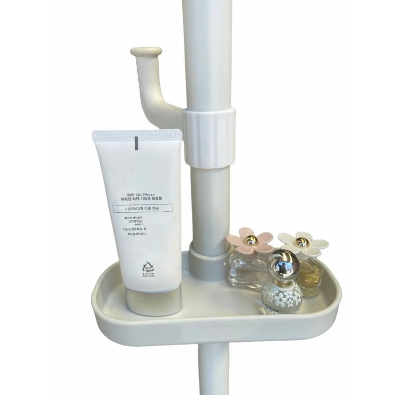 Adjustable Floor-to-Ceiling Drying Rack with Trays