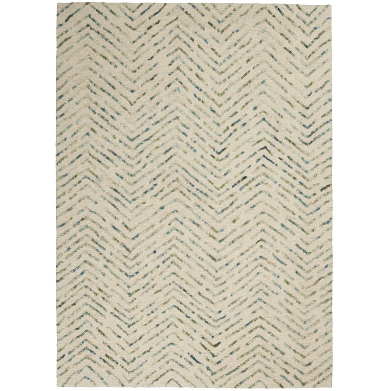 Faval Power Loomed Modern Soft Area Rug By HomeRoots - 69' X '45' X '0.5