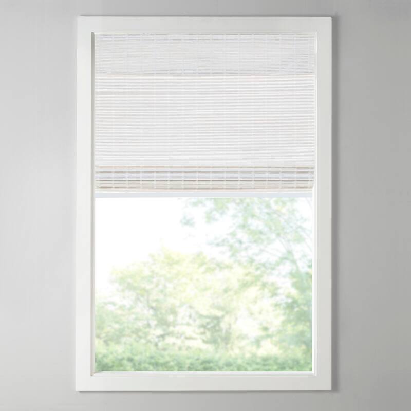 Madison Park Oakley Bamboo Light Filtering Roman Shade