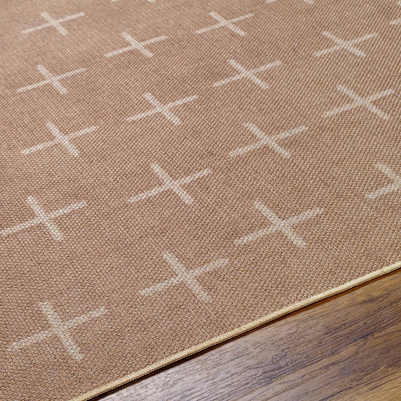 Livabliss Transitional Ez Jute Geometric Washable Area Rug