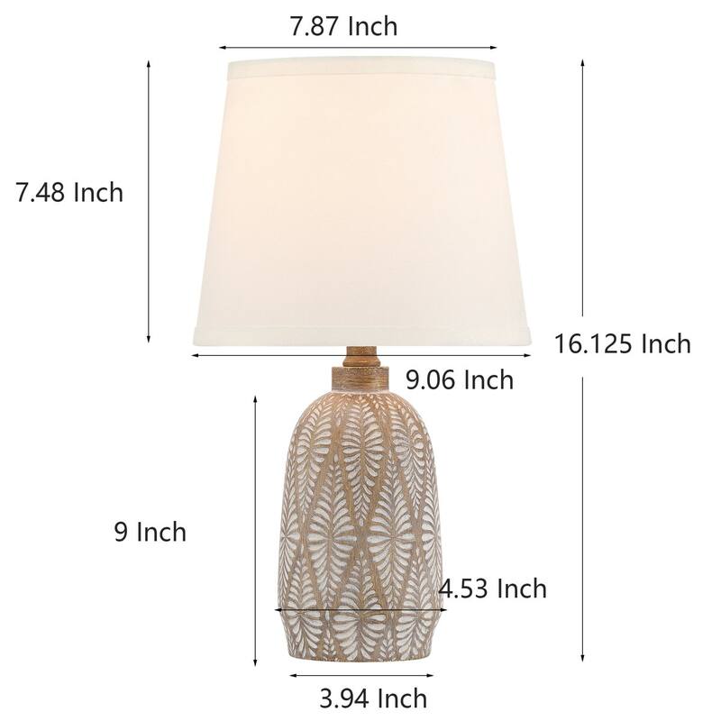 Acroma - 16.13" Ceramic Dimmable Table Lamp - N/A