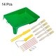 preview thumbnail 4 of 6, 14pcs Paint Roller Kit, Thick 1" Chemical Fiber Paint Brushes, for Walls - Multicolor - 7mm