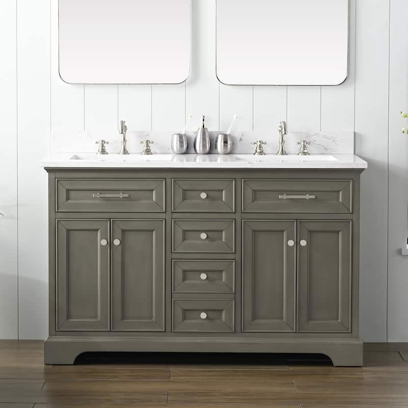 Sudio Design Thompson 54" Double Bathroom Vanity