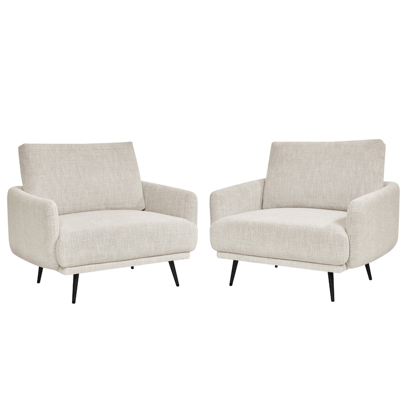 Karaka 37.5"W Oversized Armchair Leisure Sofa Accent Chair (Set of 2)