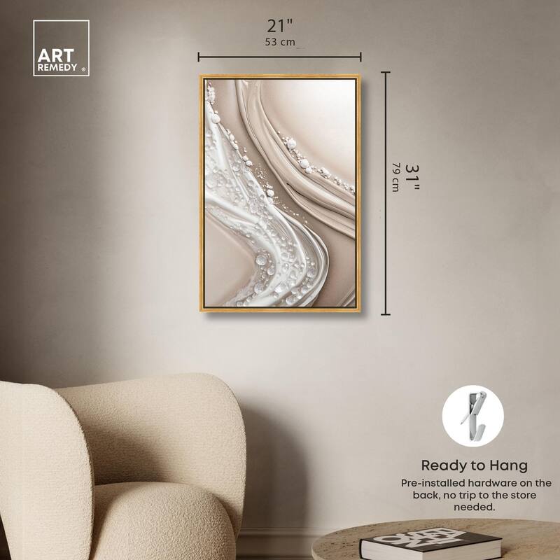Viscous Veils I Canvas by Art Remedy