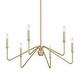 preview thumbnail 3 of 6, Kennedy 29.75" Wide 6-Light Chandelier