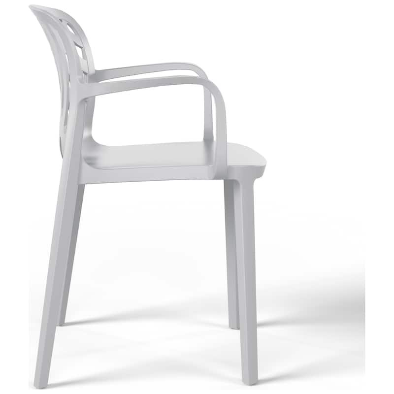 Frond and Form Outdoor Stacking Dining Armchair (Set of 2)