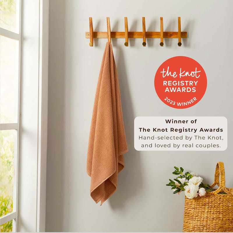 100% Cotton Acacia Collection Ultra Absorbant Popcorn Bath Towels