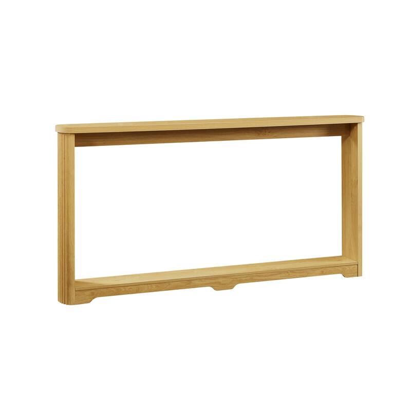 Entryway Table Narrow Console Table with Storage, Hallway Decor Wood Console Tables, Console Sofa Side Table for Foyer
