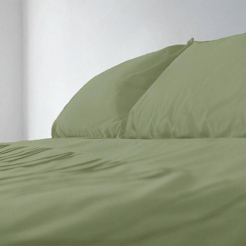 Porch & Den Hobbs Microfiber 6-piece Luxury Deep Pocket Bed Sheet Set - Sage - Queen
