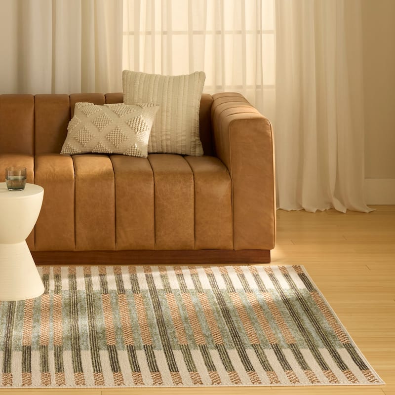 Nourison Nordic Indoor only Geometric Area Rug