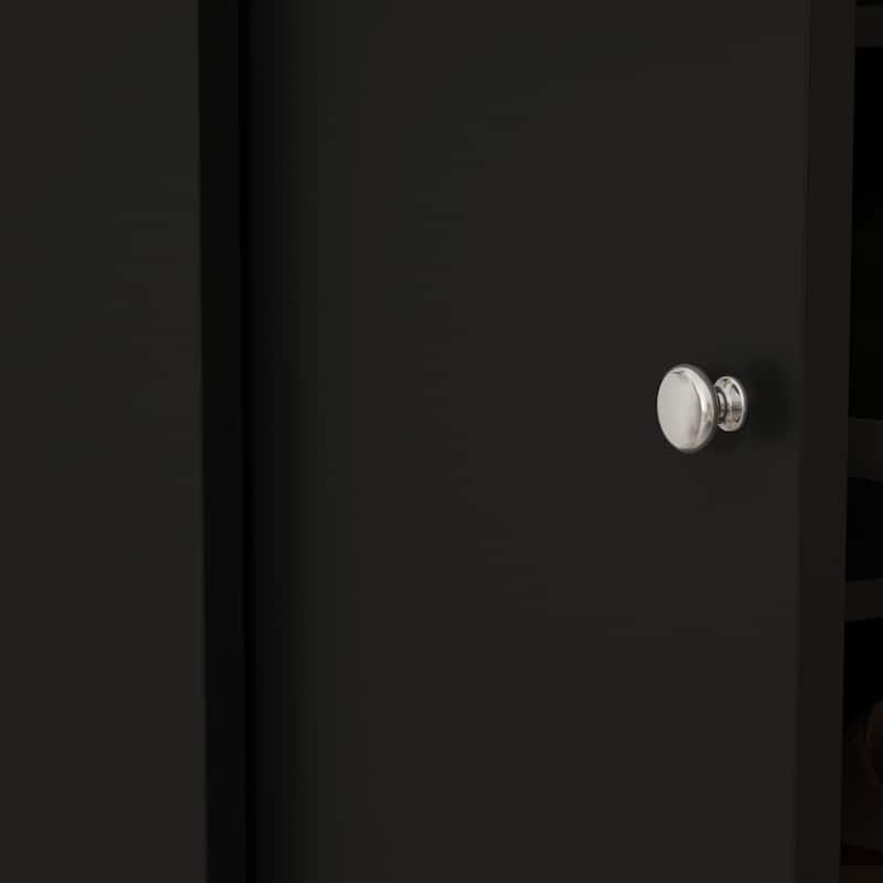 Kerrogee Tall Shoe Cabinet with Doors, 8-Tier Shoe Storage with Wheel - 15.7"W x 23.6"L x 70.9"H