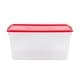 preview thumbnail 29 of 76, Rubbermaid Cleverstore 30 Quart Plastic Storage Tote Container with Lid (6 Pack)