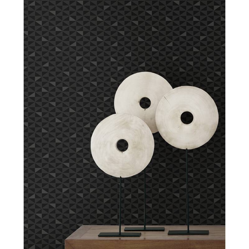 Seabrook Designs Thorley Geometric Triangles Unpasted Wallpaper