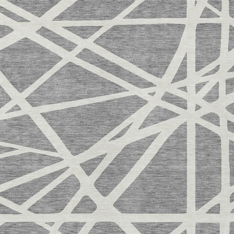 HomeRoots Geometric Transitional Rectangle Outdoor Rug