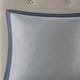 preview thumbnail 6 of 40, 510 Design Powell Navy/ White 8 Piece Embroidered Comforter Set