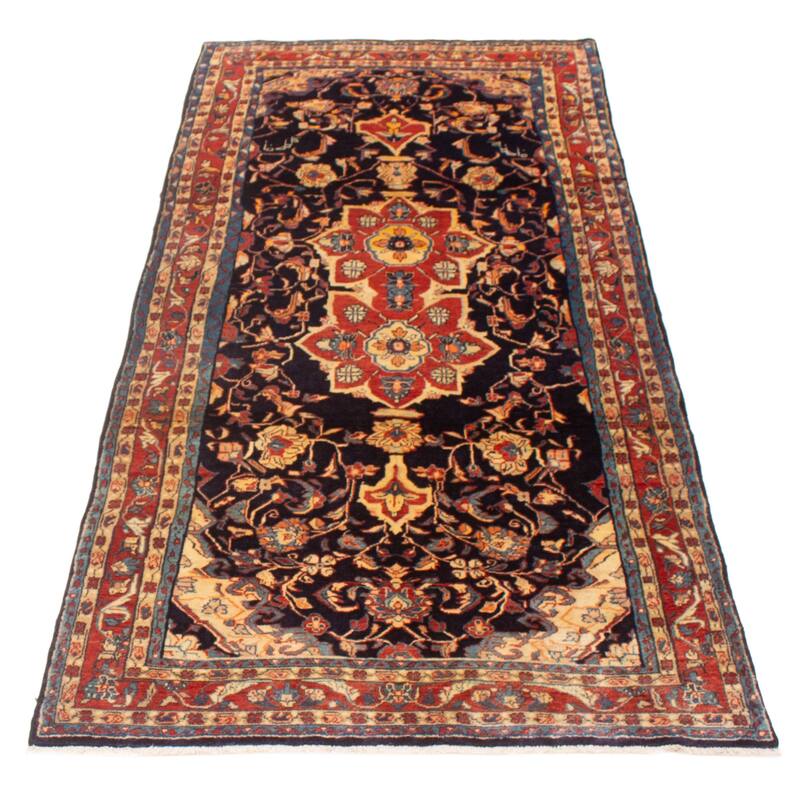 ECARPETGALLERY Hand-knotted Andelz Blue Wool Rug - 4'5 x 10'8